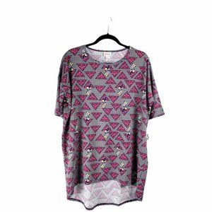 LulaRoe Disney's Minnie Mouse Short Sleeve Hi-Low T shirt Sz S